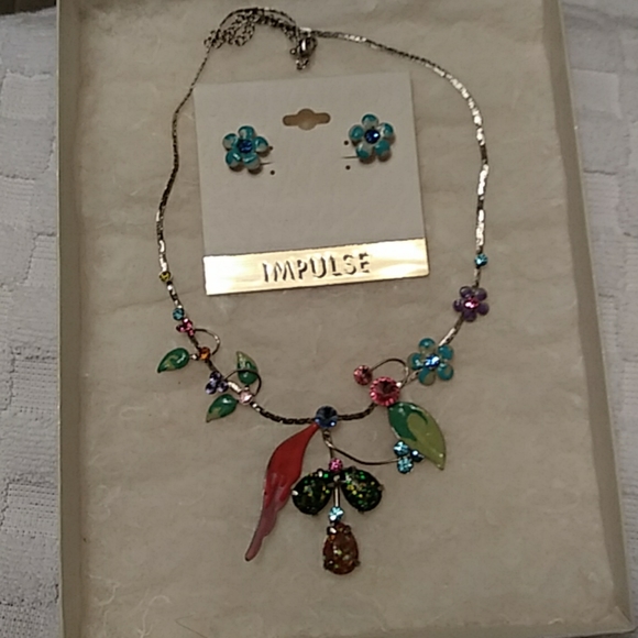 1955 Vintage Jewelry - Vintage Impulse Jewelry set 90's - NWT